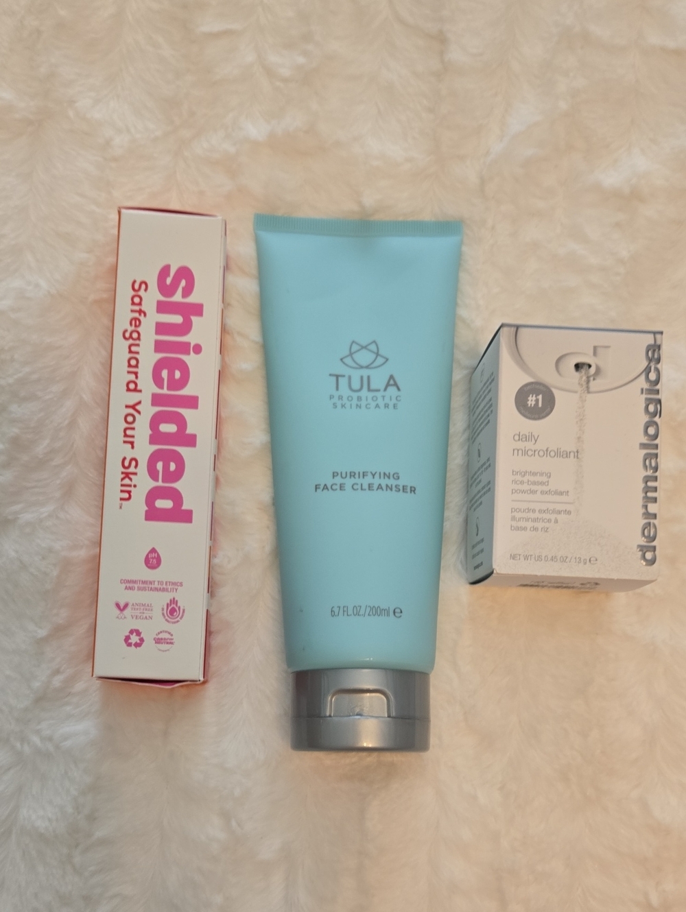 Skin Lovers Package: Tula, dermalogica, Shielded